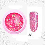 8ml Glitter Sequins Powder Uv Gel Polish Nail Accessories Hybrid Semi Permanent Soak Off Led Fingernails Varnish Lacquer