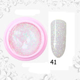 8ml Glitter Sequins Powder Uv Gel Polish Nail Accessories Hybrid Semi Permanent Soak Off Led Fingernails Varnish Lacquer