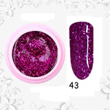 8ml Glitter Sequins Powder Uv Gel Polish Nail Accessories Hybrid Semi Permanent Soak Off Led Fingernails Varnish Lacquer