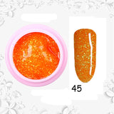 8ml Glitter Sequins Powder Uv Gel Polish Nail Accessories Hybrid Semi Permanent Soak Off Led Fingernails Varnish Lacquer