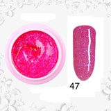 8ml Glitter Sequins Powder Uv Gel Polish Nail Accessories Hybrid Semi Permanent Soak Off Led Fingernails Varnish Lacquer