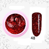 8ml Glitter Sequins Powder Uv Gel Polish Nail Accessories Hybrid Semi Permanent Soak Off Led Fingernails Varnish Lacquer