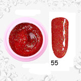 8ml Glitter Sequins Powder Uv Gel Polish Nail Accessories Hybrid Semi Permanent Soak Off Led Fingernails Varnish Lacquer