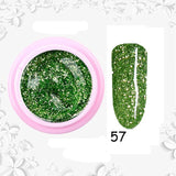 8ml Glitter Sequins Powder Uv Gel Polish Nail Accessories Hybrid Semi Permanent Soak Off Led Fingernails Varnish Lacquer