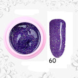 8ml Glitter Sequins Powder Uv Gel Polish Nail Accessories Hybrid Semi Permanent Soak Off Led Fingernails Varnish Lacquer