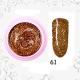 8ml Glitter Sequins Powder Uv Gel Polish Nail Accessories Hybrid Semi Permanent Soak Off Led Fingernails Varnish Lacquer