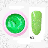 8ml Glitter Sequins Powder Uv Gel Polish Nail Accessories Hybrid Semi Permanent Soak Off Led Fingernails Varnish Lacquer