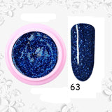 8ml Glitter Sequins Powder Uv Gel Polish Nail Accessories Hybrid Semi Permanent Soak Off Led Fingernails Varnish Lacquer