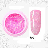 8ml Glitter Sequins Powder Uv Gel Polish Nail Accessories Hybrid Semi Permanent Soak Off Led Fingernails Varnish Lacquer