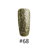 8ml Glitter Sequins Powder Uv Gel Polish Nail Accessories Hybrid Semi Permanent Soak Off Led Fingernails Varnish Lacquer