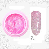 8ml Glitter Sequins Powder Uv Gel Polish Nail Accessories Hybrid Semi Permanent Soak Off Led Fingernails Varnish Lacquer