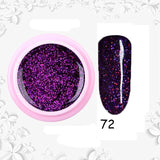 8ml Glitter Sequins Powder Uv Gel Polish Nail Accessories Hybrid Semi Permanent Soak Off Led Fingernails Varnish Lacquer