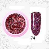 8ml Glitter Sequins Powder Uv Gel Polish Nail Accessories Hybrid Semi Permanent Soak Off Led Fingernails Varnish Lacquer