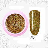 8ml Glitter Sequins Powder Uv Gel Polish Nail Accessories Hybrid Semi Permanent Soak Off Led Fingernails Varnish Lacquer