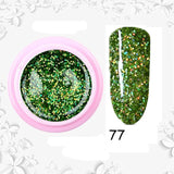 8ml Glitter Sequins Powder Uv Gel Polish Nail Accessories Hybrid Semi Permanent Soak Off Led Fingernails Varnish Lacquer