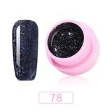 8ml Glitter Sequins Powder Uv Gel Polish Nail Accessories Hybrid Semi Permanent Soak Off Led Fingernails Varnish Lacquer