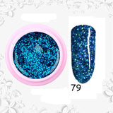 8ml Glitter Sequins Powder Uv Gel Polish Nail Accessories Hybrid Semi Permanent Soak Off Led Fingernails Varnish Lacquer