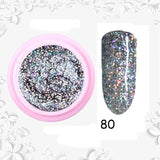 8ml Glitter Sequins Powder Uv Gel Polish Nail Accessories Hybrid Semi Permanent Soak Off Led Fingernails Varnish Lacquer