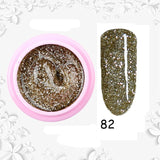 8ml Glitter Sequins Powder Uv Gel Polish Nail Accessories Hybrid Semi Permanent Soak Off Led Fingernails Varnish Lacquer