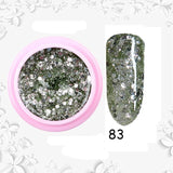 8ml Glitter Sequins Powder Uv Gel Polish Nail Accessories Hybrid Semi Permanent Soak Off Led Fingernails Varnish Lacquer