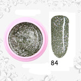 8ml Glitter Sequins Powder Uv Gel Polish Nail Accessories Hybrid Semi Permanent Soak Off Led Fingernails Varnish Lacquer