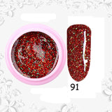 8ml Glitter Sequins Powder Uv Gel Polish Nail Accessories Hybrid Semi Permanent Soak Off Led Fingernails Varnish Lacquer