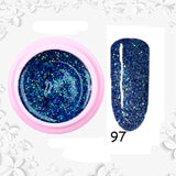 8ml Glitter Sequins Powder Uv Gel Polish Nail Accessories Hybrid Semi Permanent Soak Off Led Fingernails Varnish Lacquer