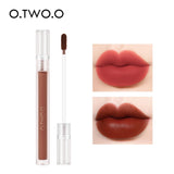 O.TWO.O Nude Lipstick Matte Lips Makeup Waterproof Long Lasting Non Sticky Lip Gloss Lightweight Moisturizing Lip Tint Cosmetics