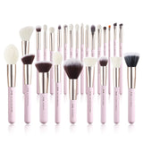 Jessup Makeup Brushes Set 15-25pcs Natural-Synthetic Hair Foundation Powder Highlighter Eyeshadow Brush for Making up