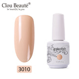 Clou Beaute 15ml UV LED Gel Nail Polish Base Primer No Clean Top Coat Varnishes Nail Gel Primer Transparent Nail Art Lacquer