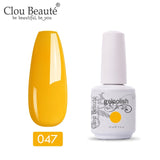 Clou Beaute 15ml UV LED Gel Nail Polish Base Primer No Clean Top Coat Varnishes Nail Gel Primer Transparent Nail Art Lacquer