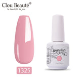 Clou Beaute 15ml UV LED Gel Nail Polish Base Primer No Clean Top Coat Varnishes Nail Gel Primer Transparent Nail Art Lacquer