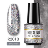 ROSALIND Gel Polish Varnish Hybrid Pure Color Gel Lacquer vernis Semi Permanent Nail Art Soak Off For Manicure Gel Nail Polish