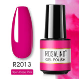 ROSALIND Gel Polish Varnish Hybrid Pure Color Gel Lacquer vernis Semi Permanent Nail Art Soak Off For Manicure Gel Nail Polish