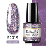 ROSALIND Gel Polish Varnish Hybrid Pure Color Gel Lacquer vernis Semi Permanent Nail Art Soak Off For Manicure Gel Nail Polish