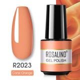 ROSALIND Gel Polish Varnish Hybrid Pure Color Gel Lacquer vernis Semi Permanent Nail Art Soak Off For Manicure Gel Nail Polish