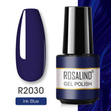 ROSALIND Gel Polish Varnish Hybrid Pure Color Gel Lacquer vernis Semi Permanent Nail Art Soak Off For Manicure Gel Nail Polish