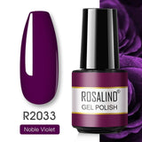 ROSALIND Gel Polish Varnish Hybrid Pure Color Gel Lacquer vernis Semi Permanent Nail Art Soak Off For Manicure Gel Nail Polish