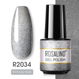 ROSALIND Gel Polish Varnish Hybrid Pure Color Gel Lacquer vernis Semi Permanent Nail Art Soak Off For Manicure Gel Nail Polish