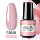 ROSALIND Gel Polish Varnish Hybrid Pure Color Gel Lacquer vernis Semi Permanent Nail Art Soak Off For Manicure Gel Nail Polish