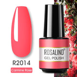 ROSALIND Gel Polish Varnish Hybrid Pure Color Gel Lacquer vernis Semi Permanent Nail Art Soak Off For Manicure Gel Nail Polish