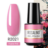 ROSALIND Gel Polish Varnish Hybrid Pure Color Gel Lacquer vernis Semi Permanent Nail Art Soak Off For Manicure Gel Nail Polish