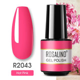 ROSALIND Gel Polish Varnish Hybrid Pure Color Gel Lacquer vernis Semi Permanent Nail Art Soak Off For Manicure Gel Nail Polish