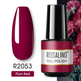 ROSALIND Gel Polish Varnish Hybrid Pure Color Gel Lacquer vernis Semi Permanent Nail Art Soak Off For Manicure Gel Nail Polish