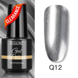 ROSALIND Gel Polish Varnish Hybrid Pure Color Gel Lacquer vernis Semi Permanent Nail Art Soak Off For Manicure Gel Nail Polish