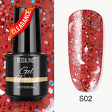 ROSALIND Gel Polish Varnish Hybrid Pure Color Gel Lacquer vernis Semi Permanent Nail Art Soak Off For Manicure Gel Nail Polish