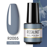 ROSALIND Gel Polish Varnish Hybrid Pure Color Gel Lacquer vernis Semi Permanent Nail Art Soak Off For Manicure Gel Nail Polish