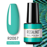 ROSALIND Gel Polish Varnish Hybrid Pure Color Gel Lacquer vernis Semi Permanent Nail Art Soak Off For Manicure Gel Nail Polish