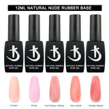 KODI Nude Gel Polish 12ml Natural Rubber Base Gel Varnishes for Nails Manicure Desgin Hybrid Nail Polish Gel Lacquers UV Gellak