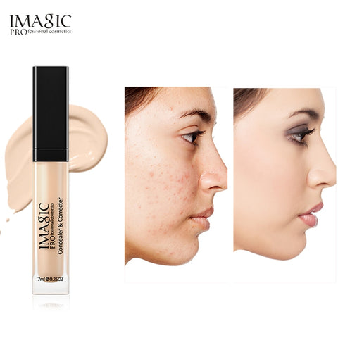 IMAGIC Eye Concealer & Base 6 Colors Full Coverage Suit for All Color Skin Face / Eye Makeup Liquid Concealer